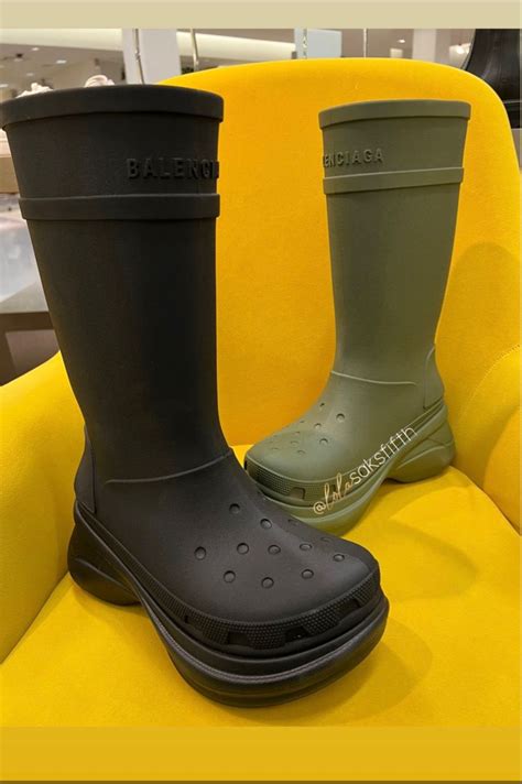 replica balenciaga croc boots|balenciaga croc boots price.